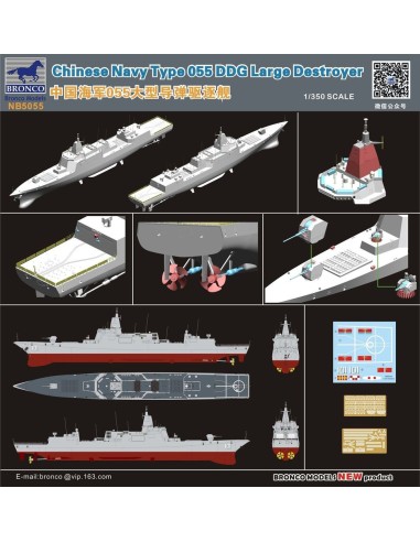 Chinese Navy Type 055 DDG Large Destroyer 