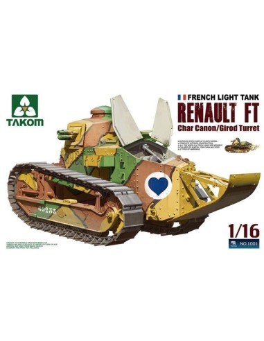 French Light Tank Renault FT char canon/Girod turret Girod Turret 