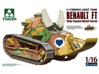 French Light Tank Renault FT char canon/Girod turret Girod Turret 