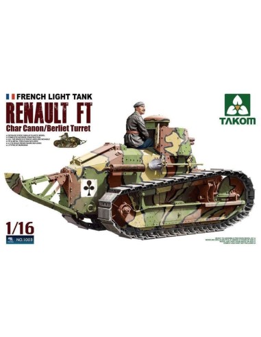 French Heavy Tank RENAULT FT char Canon/ 