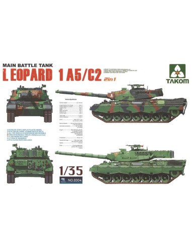 Main Battle Tank Leopartd 1 A5/C2 2 in 1 