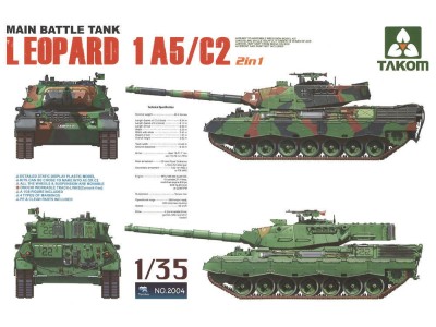 Main Battle Tank Leopartd 1 A5/C2 2 in 1 