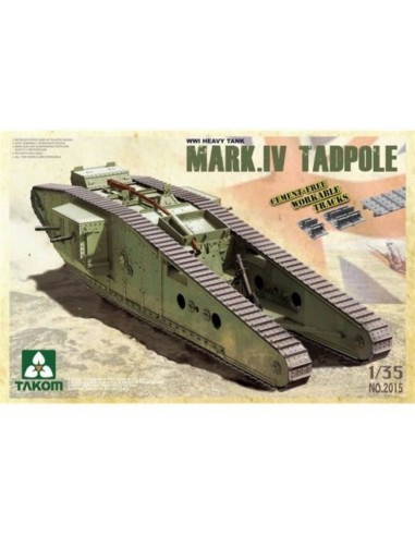WWI Heavy Battle T. Mark IV Male Tadpole w/Rearm. 