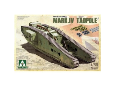 WWI Heavy Battle T. Mark IV Male Tadpole w/Rearm. 