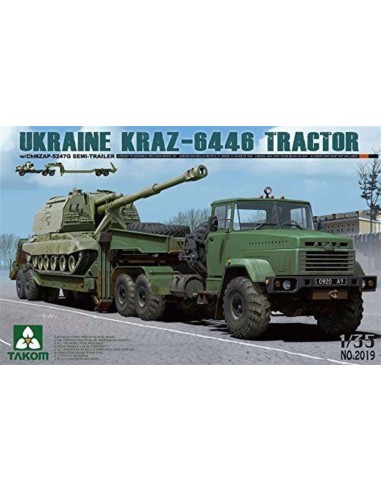 UKRAINE KRAZ-6446 TRACTOR 