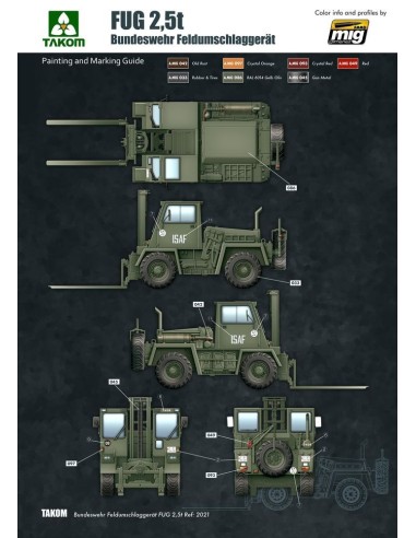 Bundeswehr Feldumschlaggerät FUG 2,5T 