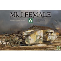 WWI Heavy Battle Tank Mk.I female with anti grenade screen 