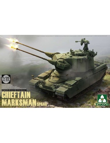 British Air-defense Weapon System Chieft Chieftain Marksman SPAAG 