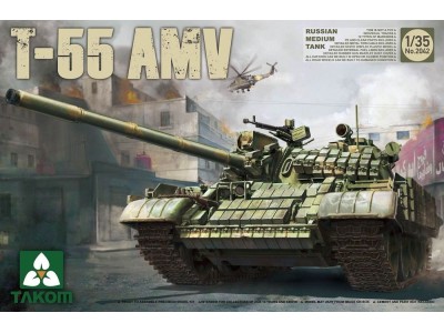 Russina Medium Tank T-55AMV 