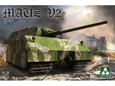 WWII German Super Heavy Tank Maus V2 