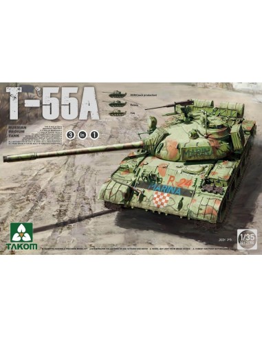 Russian Medium Tank T-55A (3 in 1) 