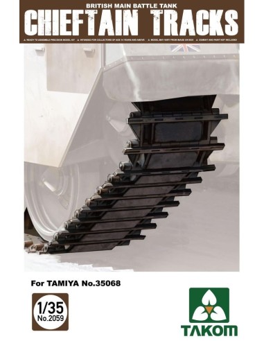 British Main Battle Tank Chieftain Track for Tamiya Nr.35068 