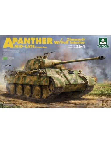 WWII German medium Tank Sd.Kfz.171/267 Panther A Mid/late production 