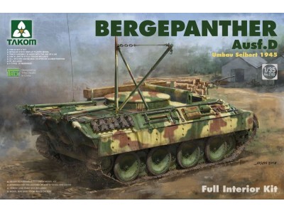 Bergepanther Ausf.D Umbau Seibert 1945 production w/full interior 