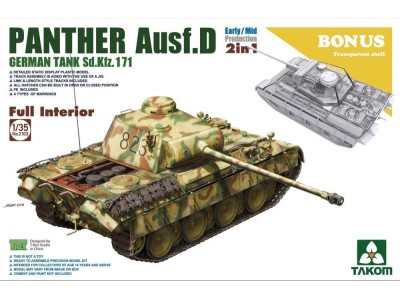 WWII German medium Tank Sd.Kfz.171 Panth Ausf.D Early/Mid production w/full 