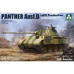 WWII German medium Tank Sd.kfz.171 Panth Ausf.D Late production w/Zimmerit 