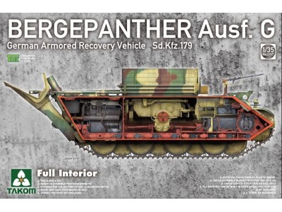 Bergepanther Ausf.G German Armored Recovery Vehicle Sd.Kfz.179 w/full inter 