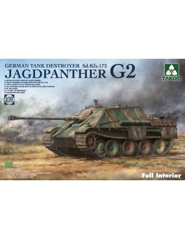 Jagdpanther G2 German Tank Destroyer Sd. Kfz.173 w/full interior kit 