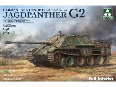 Jagdpanther G2 German Tank Destroyer Sd. Kfz.173 w/full interior kit 