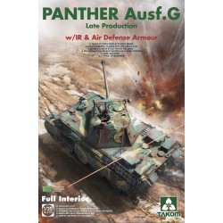 WWII German medium Tank Panther Ausf.G late production w/IR & Air Defense 