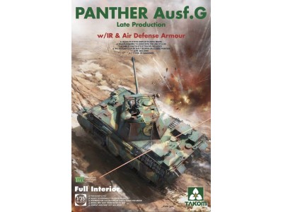 WWII German medium Tank Panther Ausf.G late production w/IR & Air Defense 