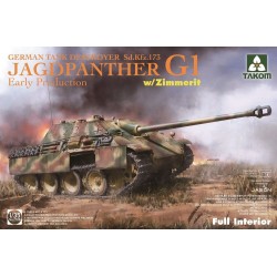 Jagdpanther G1 early production German Tank Destroyer Sd.Kfz.173 w/Zimmerit/full inter 
