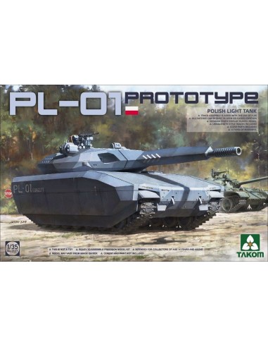 Polish PL-01 Prototype light tank 