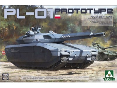 Polish PL-01 Prototype light tank 