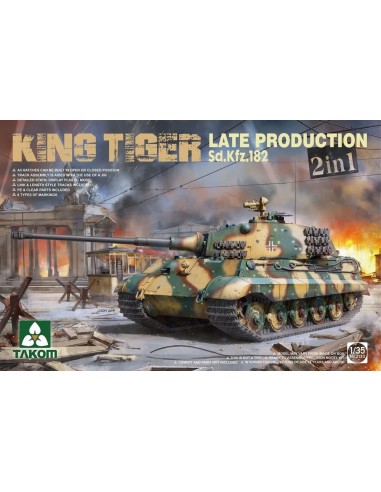 WWII Ger Heavy Tank Sd.Kfz182 King Tiger  Late Producti 2in1(without interior) 