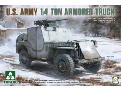 U.S. Army 1/4 ton armored  truck 