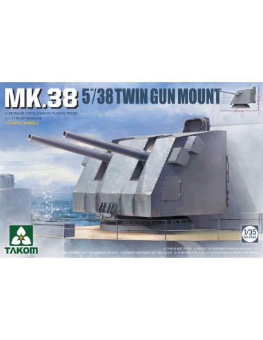 MK.38 5''/38 TWIN GUN MOUNT (Metal barrel) 
