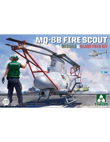 MQ-8B Fire Scout w/Missile & Blade Fold Kit 
