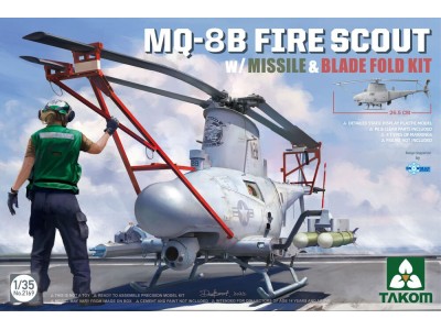 MQ-8B Fire Scout w/Missile & Blade Fold Kit 