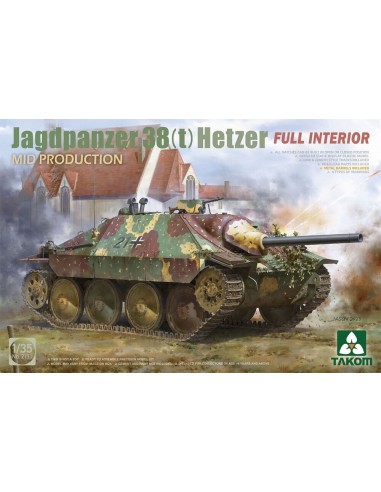 Jagdpanzer 38(t) Hetzer MID PRODUCTION w/FULL INTERIOR 