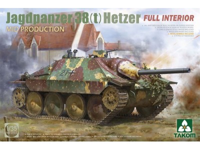Jagdpanzer 38(t) Hetzer MID PRODUCTION w/FULL INTERIOR 