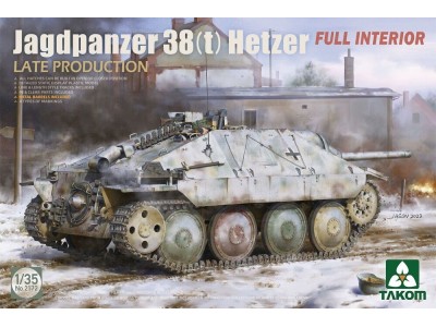 Jagdpanzer 38(t) Hetzer LATE PRODUCTION w/FULL INTERIOR 
