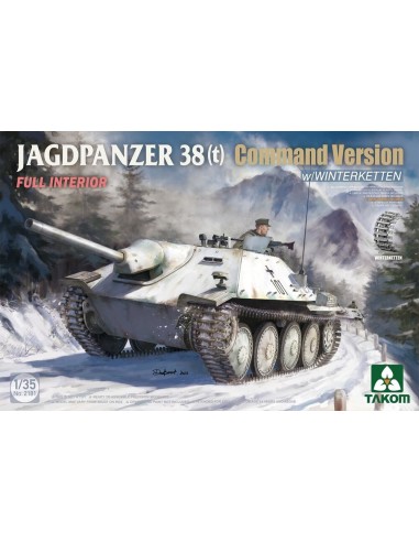 Jagdpanzer 38(t) Command Version w/ Winterketten Full Interior 