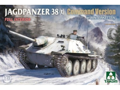 Jagdpanzer 38(t) Command Version w/ Winterketten Full Interior 