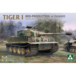 Tiger I Mid-Production w/Zimmerit Sd.Kfz.181 Pz.Kpfw.VI Ausf.E 