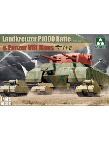 Landkreuzer P1000 Ratte(Proto Type)&Panz 