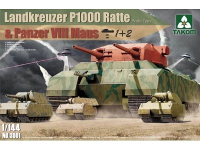 Landkreuzer P1000 Ratte(Proto Type)&Panz 