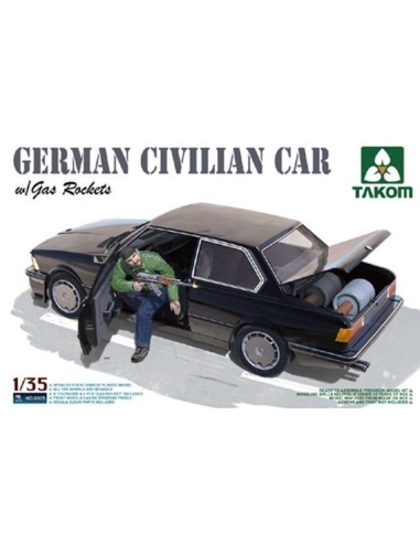 German Civilian Car with Gas Rockets 