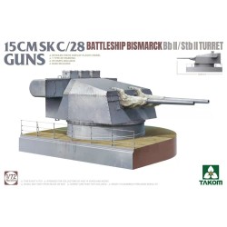 15 CMSK C/28 BATTLESHIP BISMARCK Bb II/Stb II Turret 
