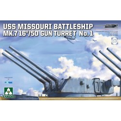 USS MISSOURI BATTLESHIP  MK.7 16''/50 GUN TURRET No.1 