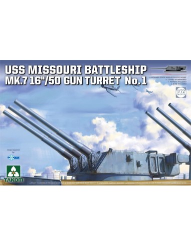 USS MISSOURI BATTLESHIP  MK.7 16''/50 GUN TURRET No.1 