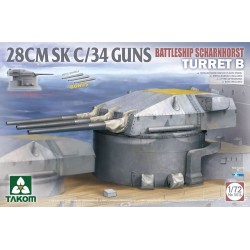 BATTLESHIP SCHARNHORST Tur. B 28CMSK C/34GUNS 