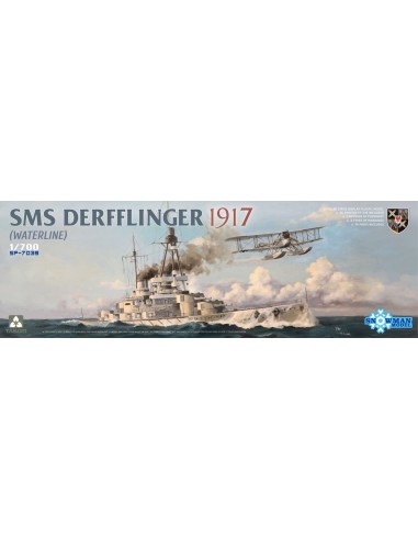 SMS Derfflinger1917(Waterline) w/3D printed FF-33E 