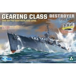 GEARING CLASS DESTROYER USS DD-743 SOUTHERLAND 1945 (FULL HULL) 