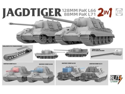 JAGDTIGER (2in1) 128MM Pak L66, 88MM Pak L71 