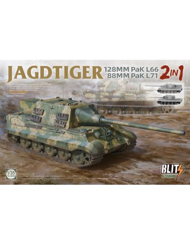 JAGDTIGER (2in1) 128MM Pak L66, 88MM Pak L71 
